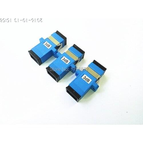 5PCS/bag SC 3db fixed type fiber optic Attenuator,flange type optical attenuator 3db,fiber optic attenuator