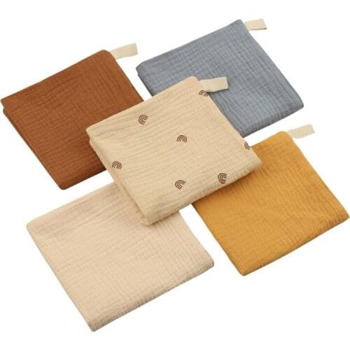 54DA Baby Handkerchief Soft Burp Cloth Wipe Cloth Newborn Face Towel Bibs 30x30cm