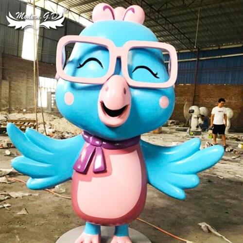 Large outdoor cartoon FRP sculpture