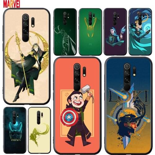 Popular Loki Marvel Soft TPU For Xiaomi Redmi 9i 9T 9A 9C 9 8A 8 GO 7 7A S2 Y2 6 6A 5 A 4X Prime Pro Plus Black Phone Case