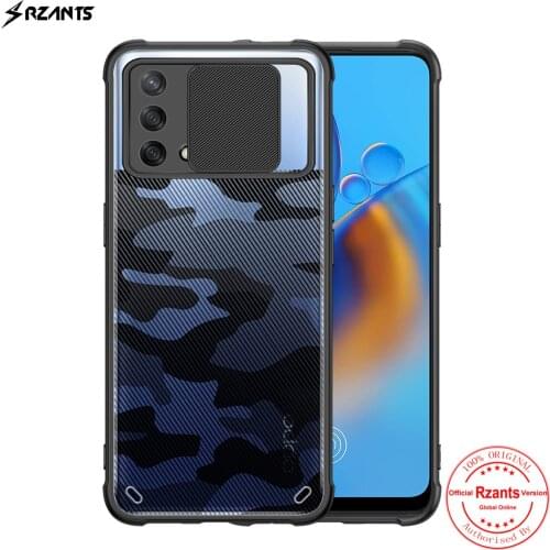 Rzants For OPPO A74 4G OPPO F19 Case Soft [Camouflage Lens] Camera Protect Shockproof Slim Crystal Clear Cover