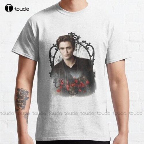 New Edward Cullen Classic T-Shirt Cotton Tee Shirt S-5Xl
