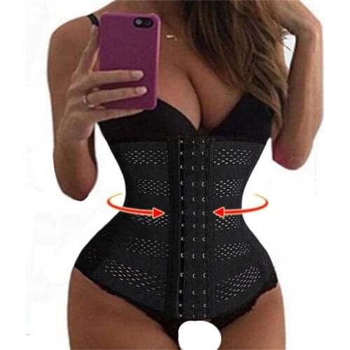 Waist Trainer Corsets And Bustiers Latex Cincher Girdles Shapewear Slimming Belt Body Shaper Fitness Corset Sheath Plus Size XXL