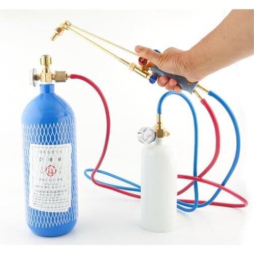 2L small portable welding torch air conditioner refrigerator copper pipe welding torch refrigeration repair tool oxygen cutting