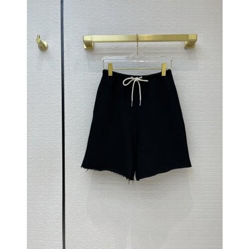 Fashion 2021 new women loose drawstring casual shorts 0317