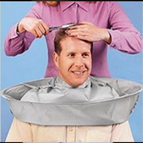 Umbrella Cape Cutting Cloak DIY Hair Cutting Cloak Wrap Hair Shaving Apron Hair Barber Gown Cover Household Cleaning Protecter