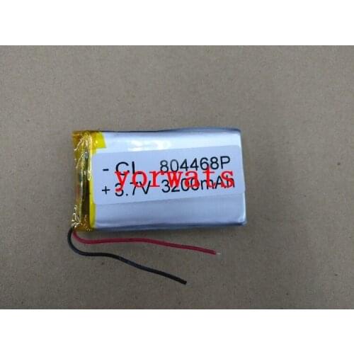 New Hot A Rechargeable Li-ion Cell 3.7V polymer lithium battery 804468 084468 3200mah direct charge large capacity charging