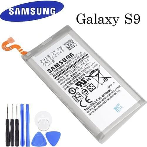 Samsung Original Replacement Battery For Samsung Galaxy S9 G9600 SM-G960F SM-G960 G960F G960 EB-BG960ABE 3000mAh Phone Battery