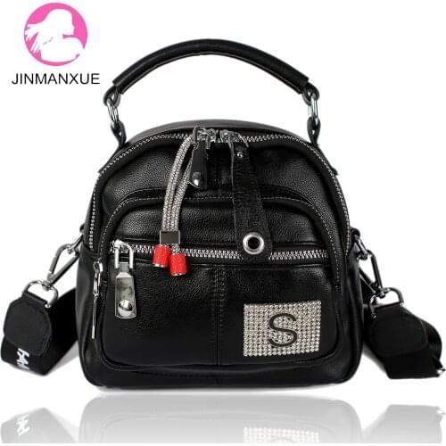 Luxury Handbags Female Backpack Designer Leather Lady Crossbody Shoulder Bags Fashion Multi-function Messenger Bags for Women