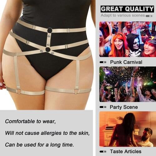 Sexy Lingerie Harness Fashion Belt Women Punk Gothic Costume Fetish Erotic Elastic Bondage Sword Belt Exotic Accessories Garters