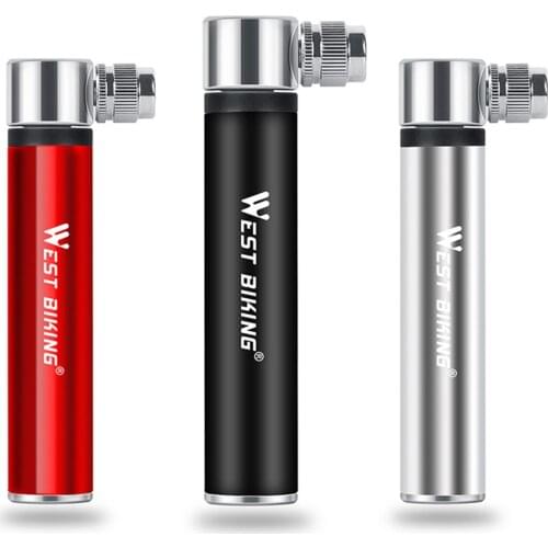 WEST BIKING Mini Bicycle Pump Cycling Hand Air Pump for Bike Tire Inflator bicicleta For AV/FV MTB Mountain Bicycle Bike Pump