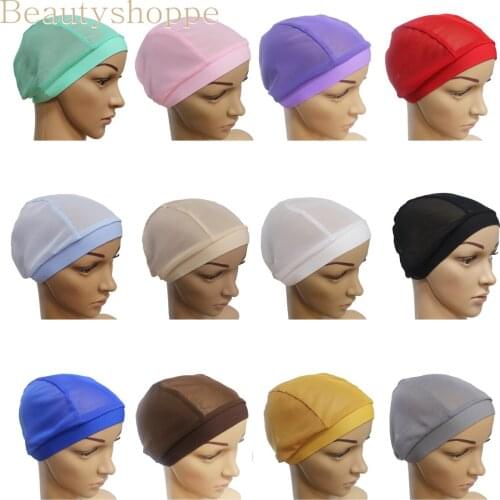 Under Scarf Hijab Inner Hat Women Muslim Bandana Ninja Beanie Bone Arab Bonnet Hats Cap Bandage Beanies Skullies Muslim