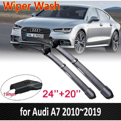 For Audi A7 2010~2019 RS7 4G8 4K8 Car Wiper Blades Windscreen Windshield Wipers Car Accessories 2011 2012 2013 2014 2015 2016
