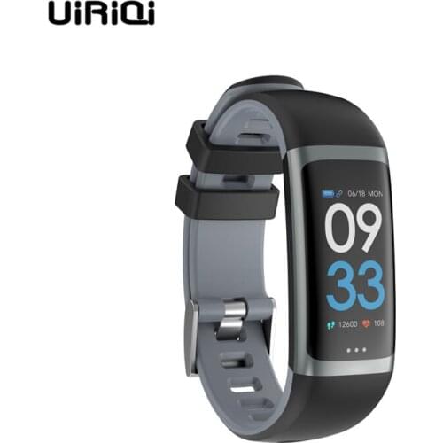 UiRiQi Smart Band Fitness Tracker With Heart Rate Blood Pressure Monitor Wristband For Android iOS Smart Phones Activity Tracker