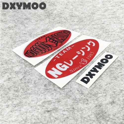 Japanese Since 1985 Car Vinyl Stickers Reflective 3M Osaka NO GOOD RACING JDM Motorcycle Decal Bumpers 12.5cm