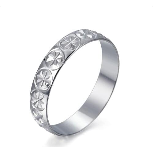 Silver Plated Snowflake Pattern Ring for Women Ladies Ring Fashion Glamour Banquet Wedding Ring Give Girlfriend Birthday Gift