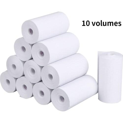 10 Rolls Receipt Thermal Paper 57x30 mm Printing Label Roll for Mobile POS Photo Printer Cash Register Paper Office Supply #R30