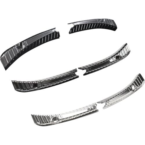 2x Inner Rear Trunk Bumper Protect Guard Sill Plate for Tesla Exterior Car