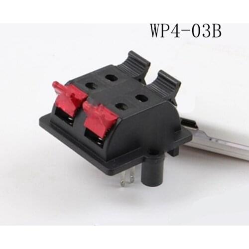 5pcs 2 row 4-digit audio cable clip LED lamp cable clip electronic product test clip