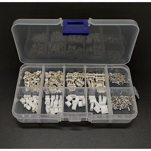 60 sets 1.25mm Pitch Vertical Type SMD Connectors 2p 3p 4p 5 pin Terminal Housing Pin Header Connector Kit in box
