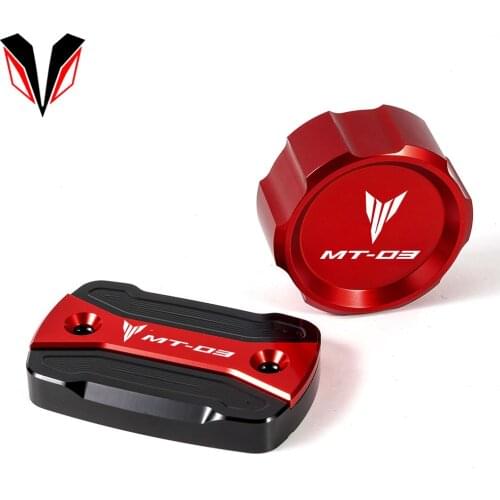Motorcycle CNC Accessores For YAMAHA MT 03 MT03 MT-03 2015-2020 2021 Front & Rear Brake Fluid Cylinder Reservoir Cap Cover