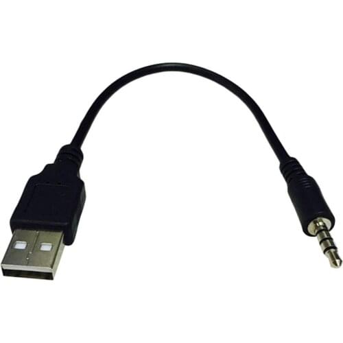 3.5mm Male to USB AUX Jack Audio Cable Charge Adapter Cord Wire for Car MP3 2019NEW