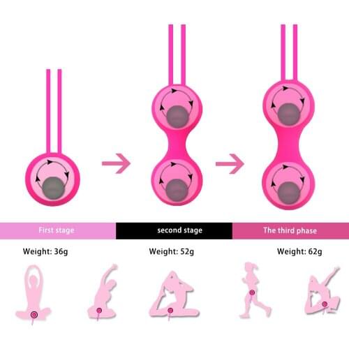 Safe Silicone Beads Vaginal Ball Sex Toys for Women Silicone Geisha Kegel Ball Simulator Vagina Tightening Exerciser