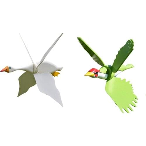 BMBY-Windmill Seagul Garden Lawn Decoration Courtyard Farm Yard Animal Decorative Stakes Wind Spinners