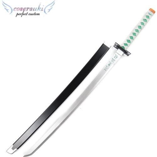 Demon Slayer: Kimetsu no Yaiba Tokitou Muichirou Sword Wooden 104CM Cosplay Prop Weapon
