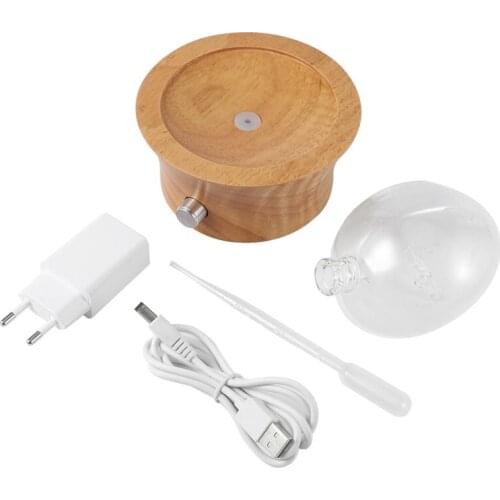 EAS-Waterless Aroma Difusor Aromaterapia Aromatherapy Essential Oils Diffusers Nebulizer With Colors Changed Light For Office Eu