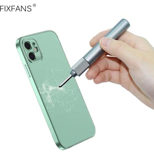 FIXFANS Phone Back Glass Breaking Pen for iPhone and Android Phone Rear Cover Camera Glass Frame Remover Disassemble Repair Tool