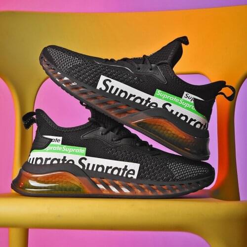 New Arrivals Mens Running Shoes Breathable Mesh Sneakers Outdoor Antiskid Damping Jogging Shoes Male Sports Shoes Zapatillas