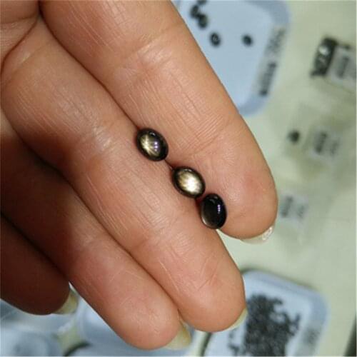 Natural Star Sapphire 4X6mm 5X7mm 6X8mm Loose Jewelry Color Gem Pendant Earring Bracelet Valet Setting