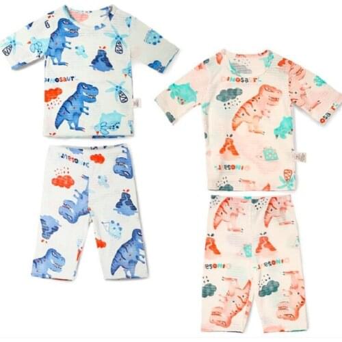 Baby Boys Clothes Suits Fish Style Girls Clothing Sets T- Shirt+Pants Casual Sport Suits Toddler Infant Summer Clothing NP017