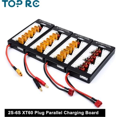 XT60 / T Parallel Charging Adapter Board 2-6s Lipo batteries Charger Plate for Imax B6 B6AC T-plug Deans Charge board