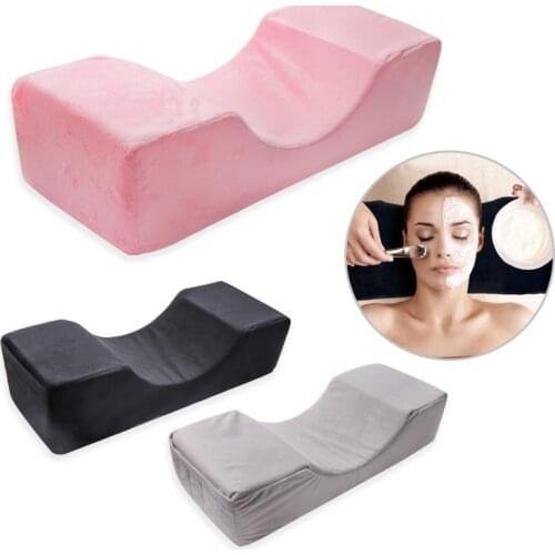 Memory Pillows For Eyelash Extension Soft Lashes Pillow for Salon or Sleeping Velvet Material Pillow for Eyelashes