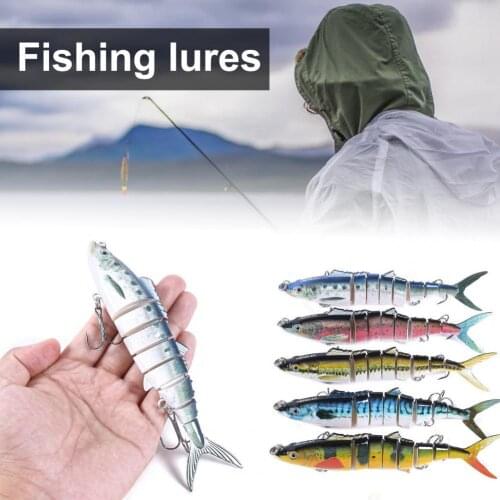 17.8cm 38G Bait Strong Load-bearing Limit Long Service Life ABS 8-segment Fishing Lure for Fresh Water