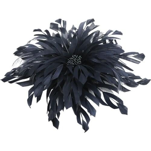 Luxurious Sinamay Fascinators hat Halloween Flower Black Hairband Cosplay Cocktail Wedding Headpiece Costume Headwear Accessory