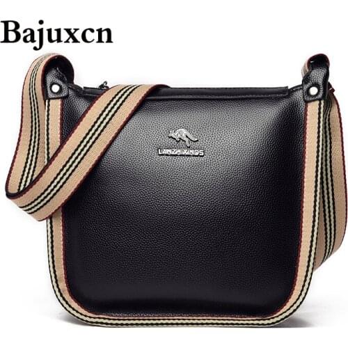 Retro Bucket Shoulder Bag Fashion Soft Leather Female Bag Ribbon Messenger Bag 2021 Summer New Luxury Large Capacity Handbag