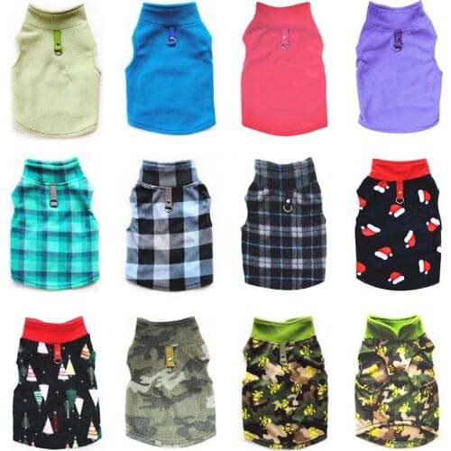 Warm Fleece Pet Clothes Puppy Clothing French Bulldog Coat Jacket For Small Dogs Chihuahua Hondenkleding Plus Size XXXL 35A1