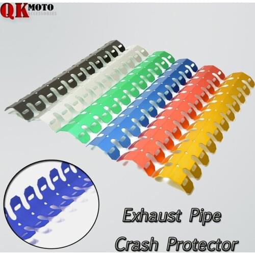 MOTO Universal Motorcycle Exhaust Muffler Pipe Leg Protector Heat Shield Cover For BMW R1200GS HP2 G650 XChallenge F650 F800 GS