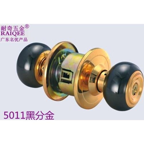 Factory outlets] Ball odd-resistant locks the toilet room door locks circular copper conductors and copper lock key