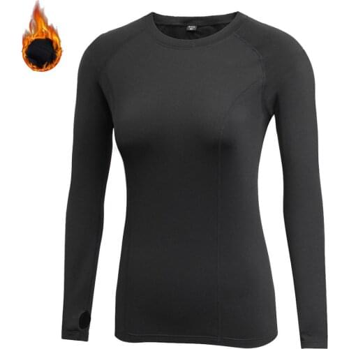 Plus Size Winter Womens Thermal Underwear Fleece O Neck Zipper Long Sleeve Base Warmer Sport Tops Thermo Running Jacket Pajamas