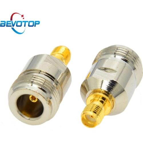 10 PCS/lot SMA Female Jack to N Female Jack Adapter RF Coax Connector Straight