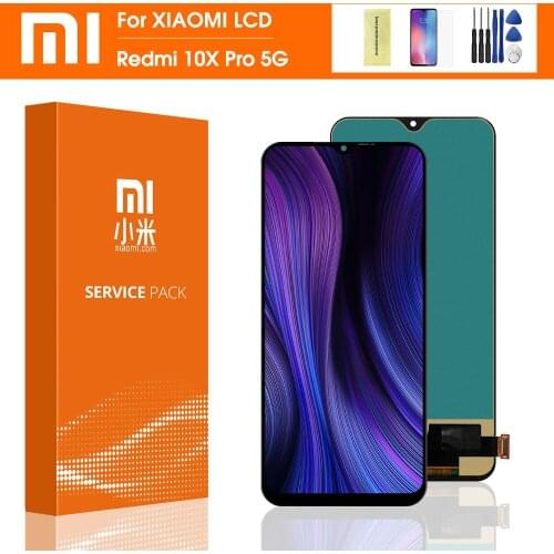 100%Original 6.57'' Display For Xiaomi Redmi 10X Pro 5G LCD Display Touch Screen Digitizer Assembly For Redmi 10X Pro 5G LCD