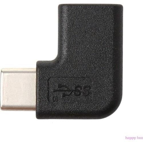 90 Degree Right Angle USB 3.1 Type C Male To Female USB-C Converter Adapter