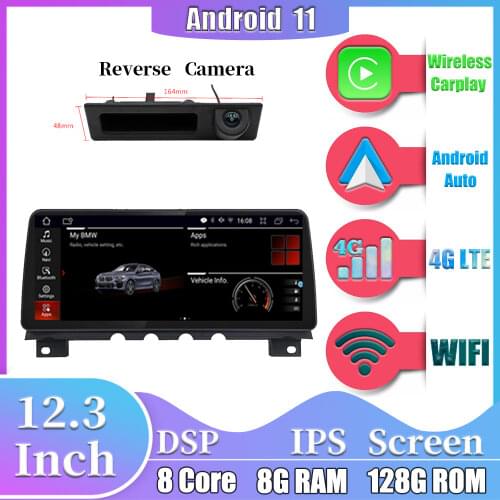 Android 10.0 Car Radio Multimedia Stereo Player GPS Navigation for BMW X3/X4 F25/26 (2011-2013) (2014-2016)