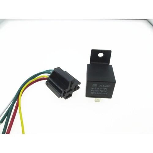 NEW car auto 12V relay connector TRV4-L-12V-Z-F TRV4L12VZF 12VDC DC12V 12V 30A 40A 14VDC 5pin