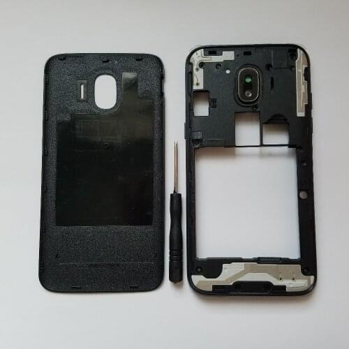 For Samsung Galaxy J2 Pro 2018 J250F J250H J250G J250 Phone Chassis Back Case Housing Middle Frame With Rear Battery Door