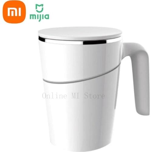 Xiaomi Fiu Elegent Not Pouring Cup Magic Sucker Splash Proof Nonslip ABS Double Insulation 304 Stainless Thermos HomeTea Mug
